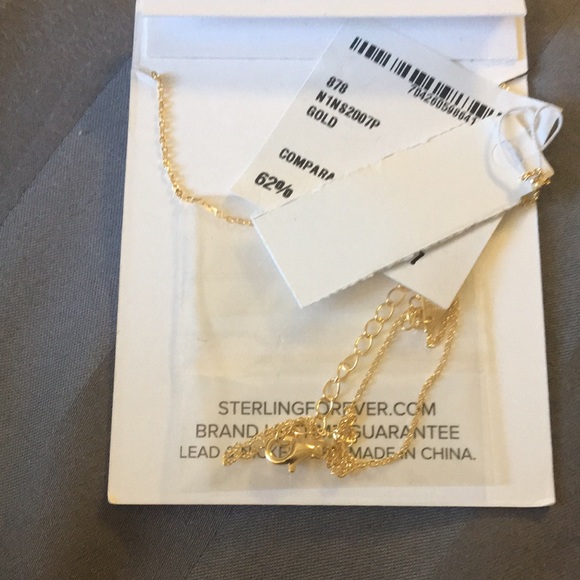 Sterling Forever 14k Gold Plate Evil Eye Coin Pendant Necklace NWT - Picture 6 of 6